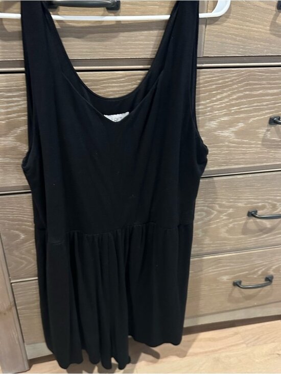 Pants - Black Jersey Romper